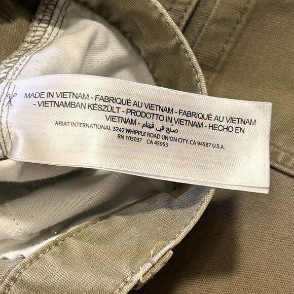 ARIAT Rebar M4 Cargo Shorts Mens 42 Relaxed‎ Fit Canvas Utility Work Field Khaki - Picture 8 of 13